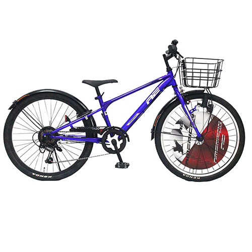 店舗受取限定】ジュニアCTB自転車 レノ 24インチ 6段変速 ブロック