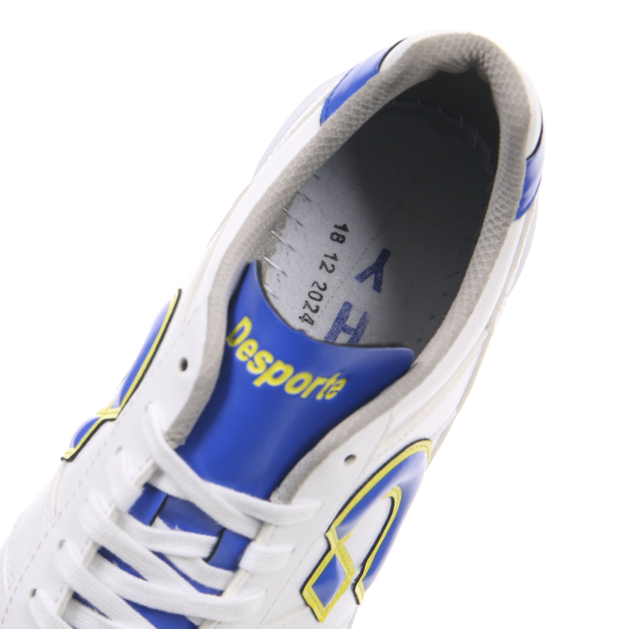 Futsal Shoes, Campinas SP3, White/Blue/Yellow | Desporte