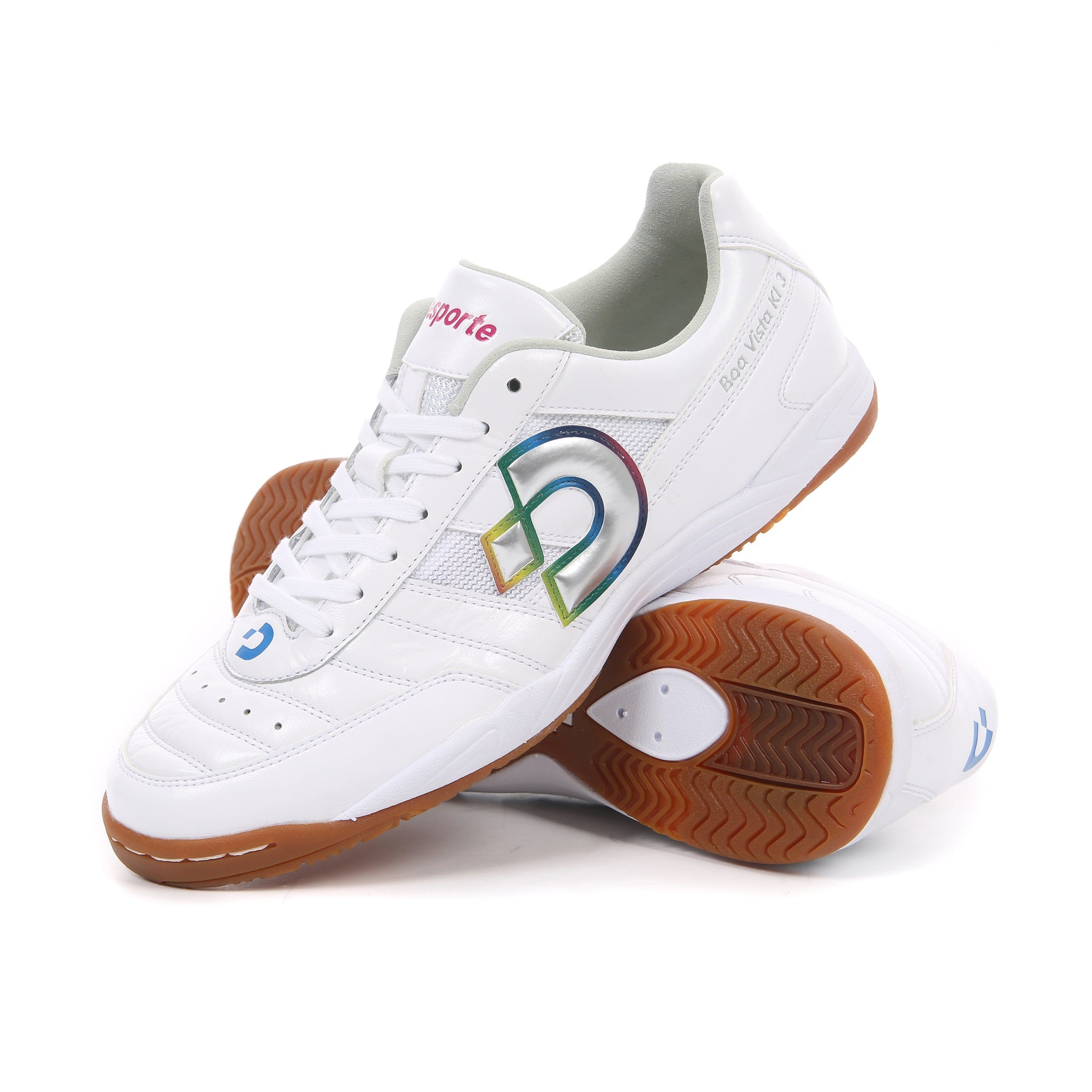 Futsal Shoes, Boa Vista KI3, White/Silver | Desporte