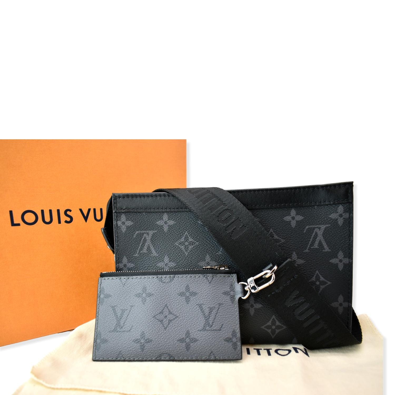 Louis Vuitton Gaston Wearable Monogram Eclipse Reverse Wallet Crossbod