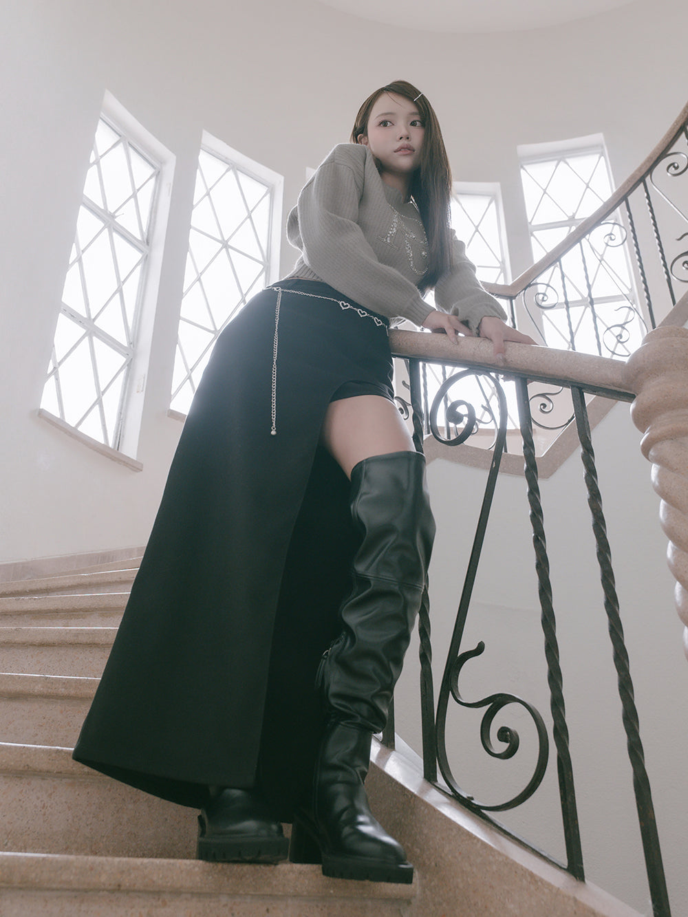 サイドスリットロングスカート – Darich (ダーリッチ)