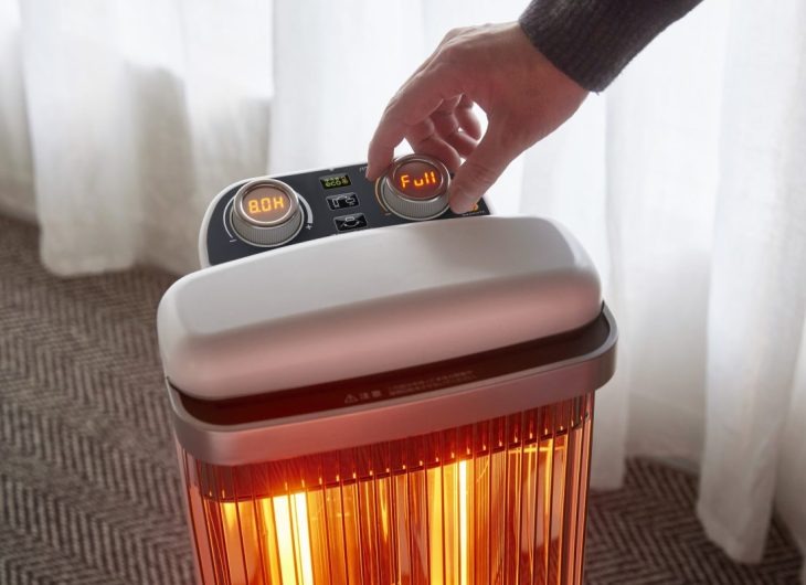 遠赤グラファイトヒーター CAH-2G10F Aladdin アラジン 家庭用暖房機の