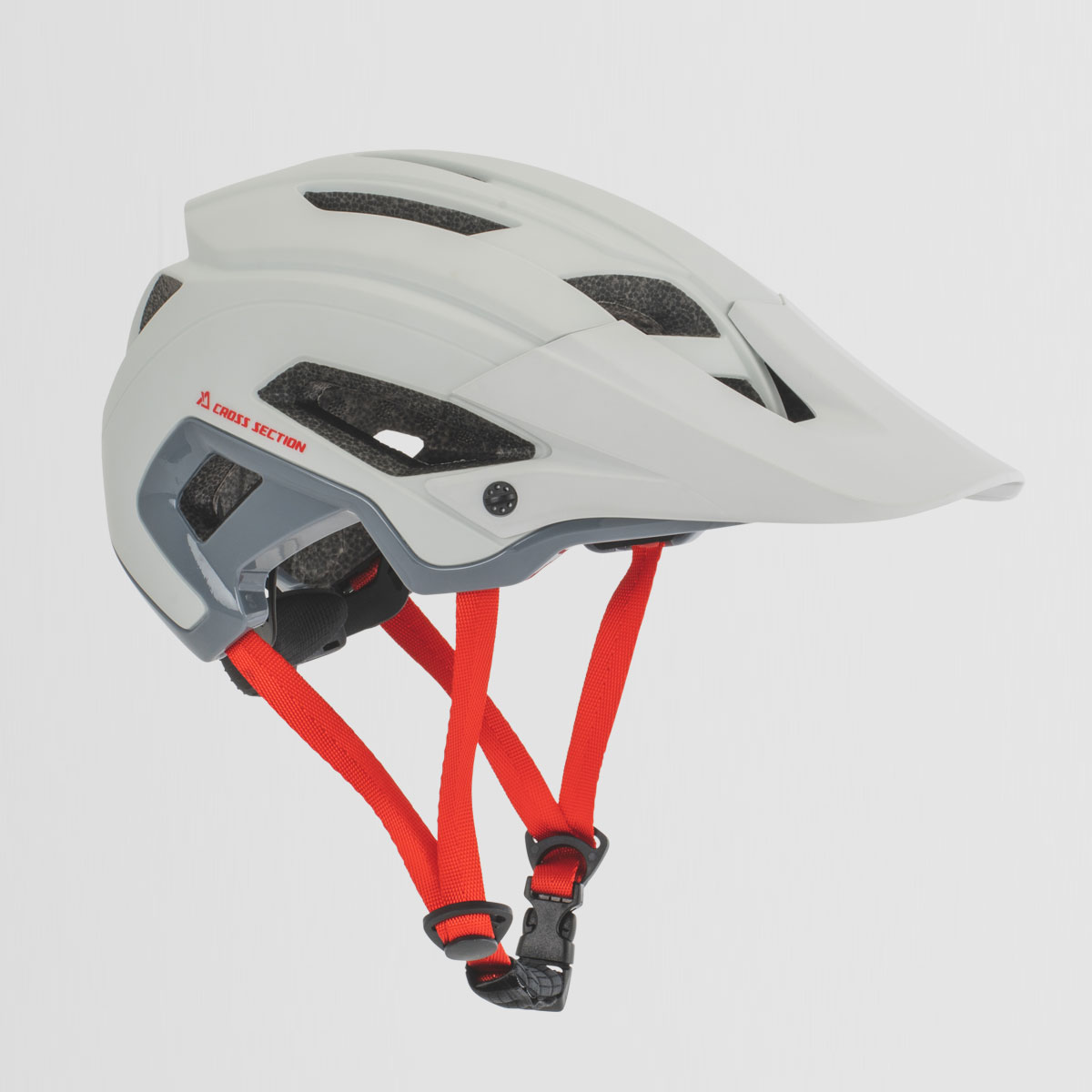 CROSS SECTION ベイシスハーフシェルヘルメット マットグレー