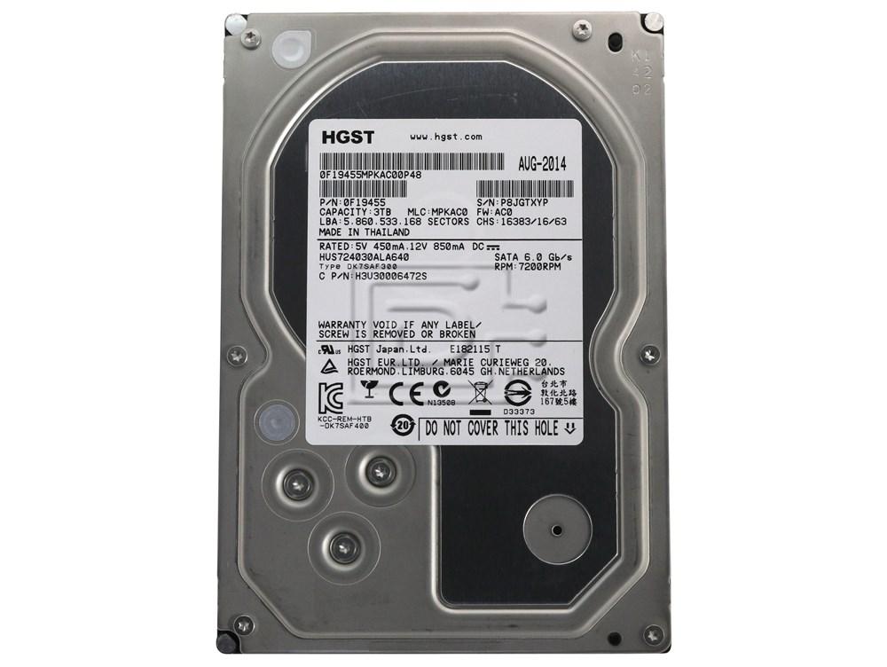 Hitachi Deskstar 7K3000 0F19455 / HDS723030ALA640 3TB 3.5