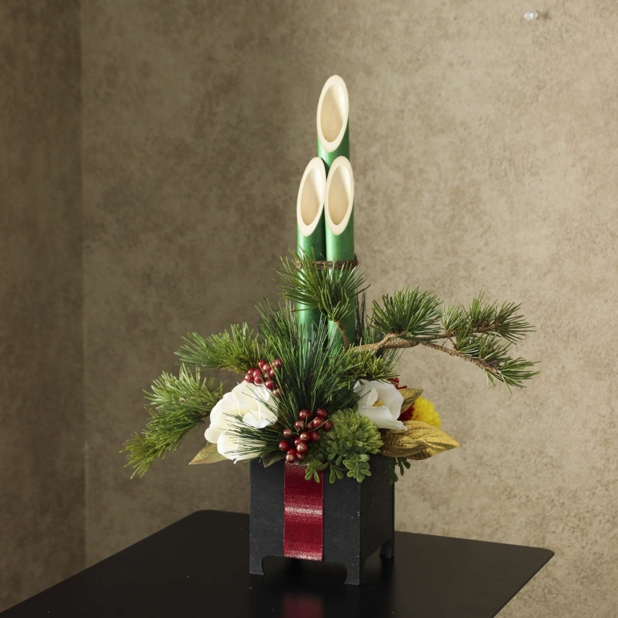 クラフト正月 竹アレンジ 門松風｜横浜ディスプレイミュージアム