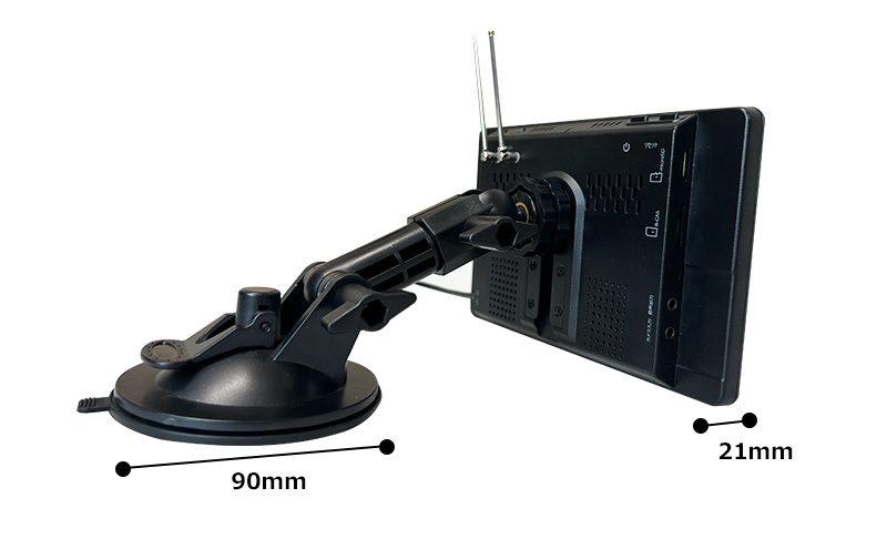 DPA701V 7インチフルセグTV搭載ポータブルディスプレイオーディオ