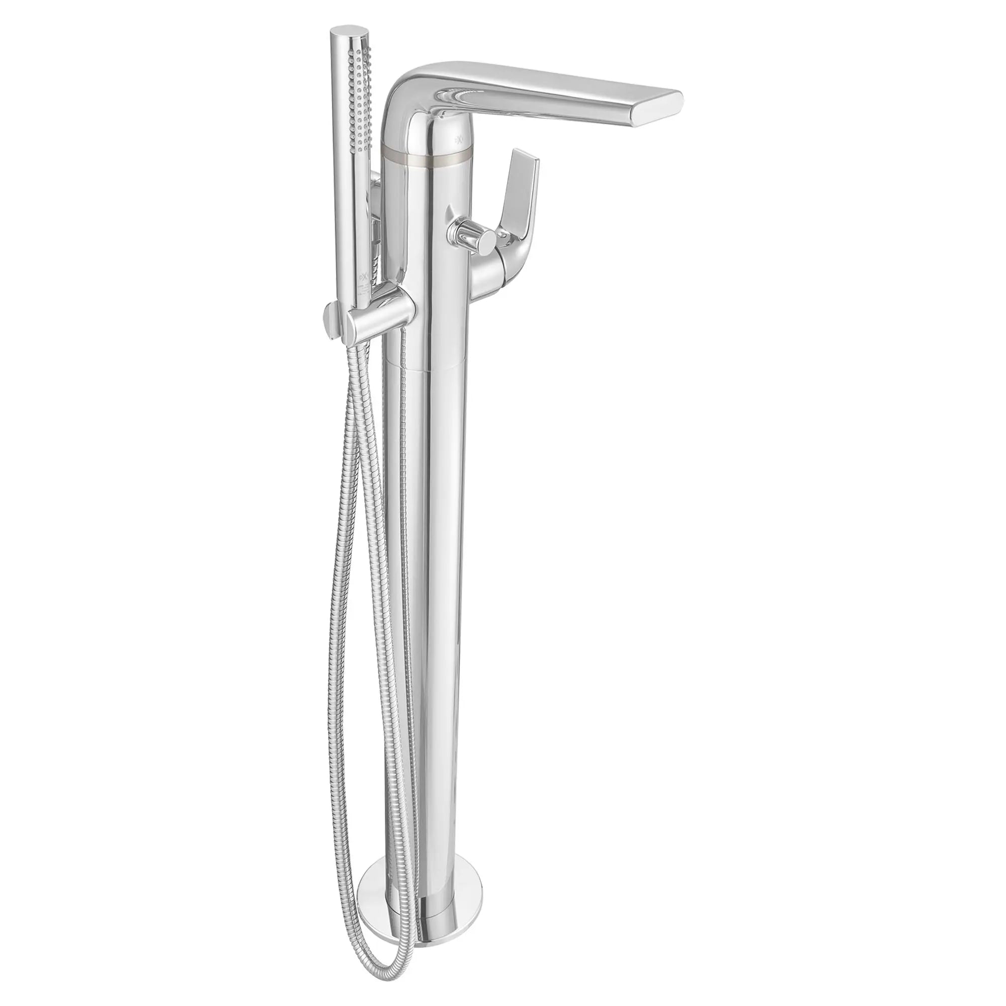 Dxv® Modulus Single Handle Floor Mount Bathtub Filler With Hand Shower