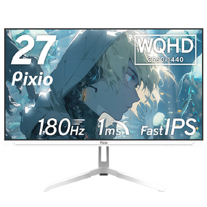 Pixio PX278WAVEW-PW 27型ゲーミング液晶ディスプレイ ホワイト
