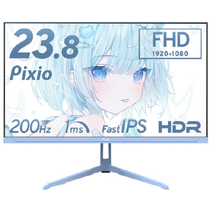 Pixio PX248WAVEB-O 23．8型ゲーミング液晶ディスプレイ パステル
