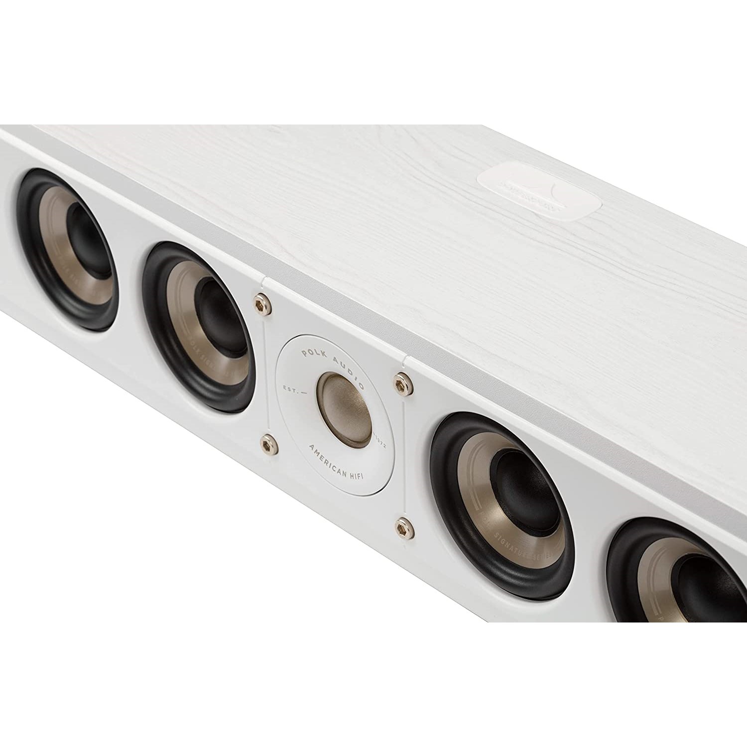 Polk Audio Signature Elite ES35 Slim Center Channel Speaker - White