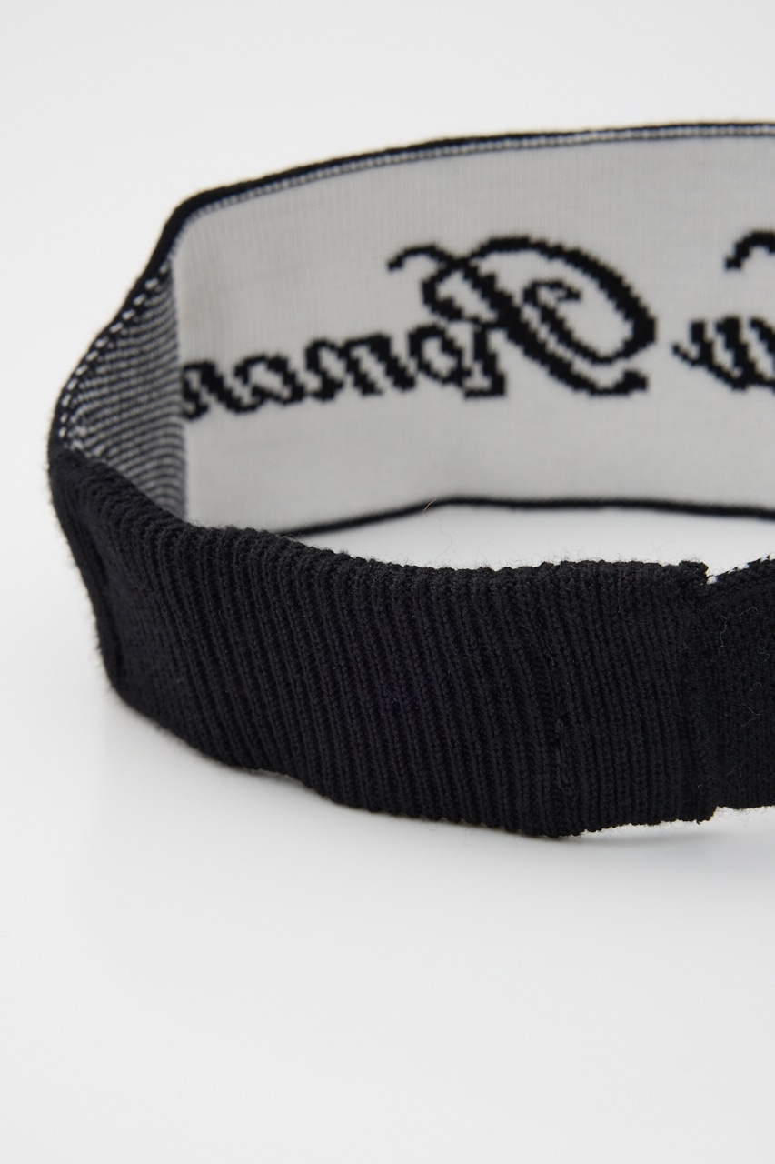 SLY | LOGO KNIT HAIR BAND (ヘアアクセサリー ) |SHEL'TTER WEBSTORE
