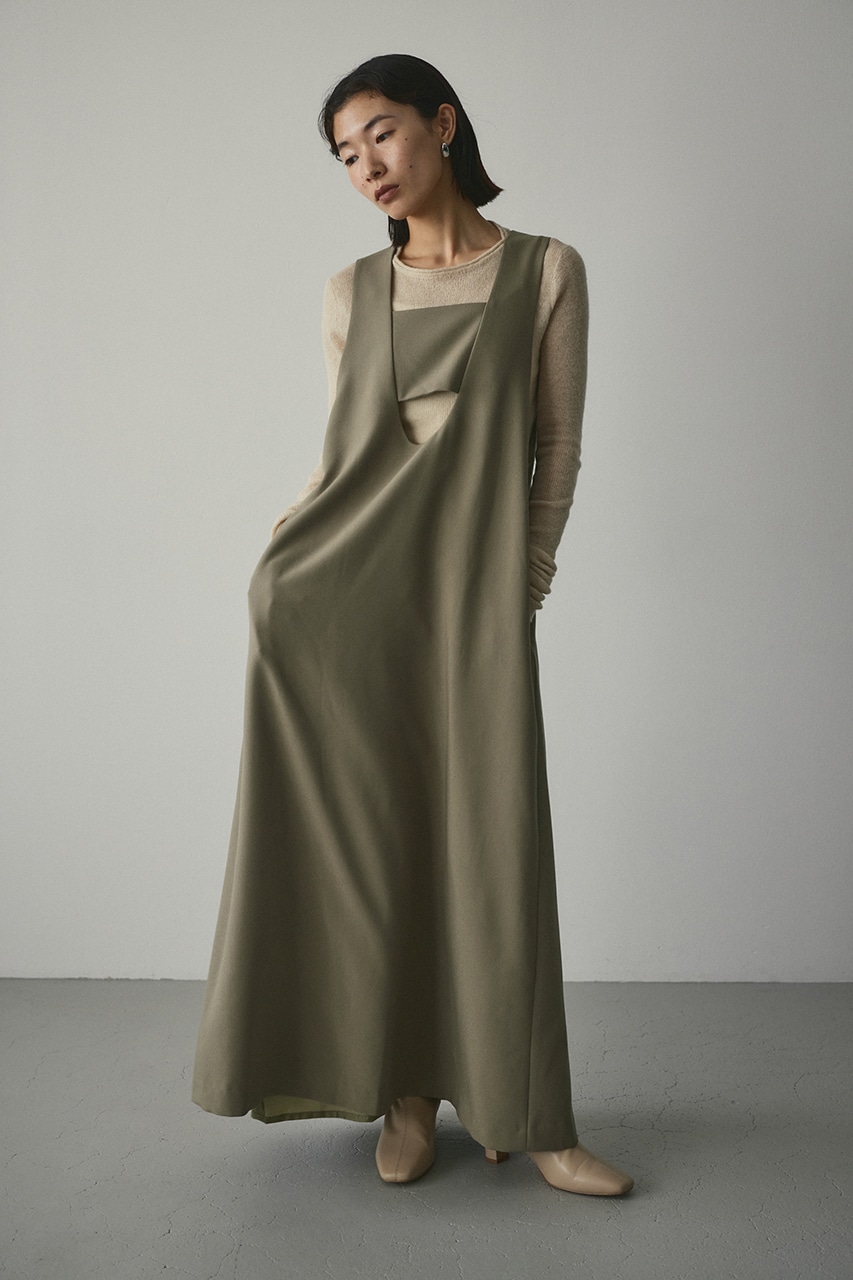 STYLEMIXER | フロントホールフレアワンピース (ワンピース(ロング