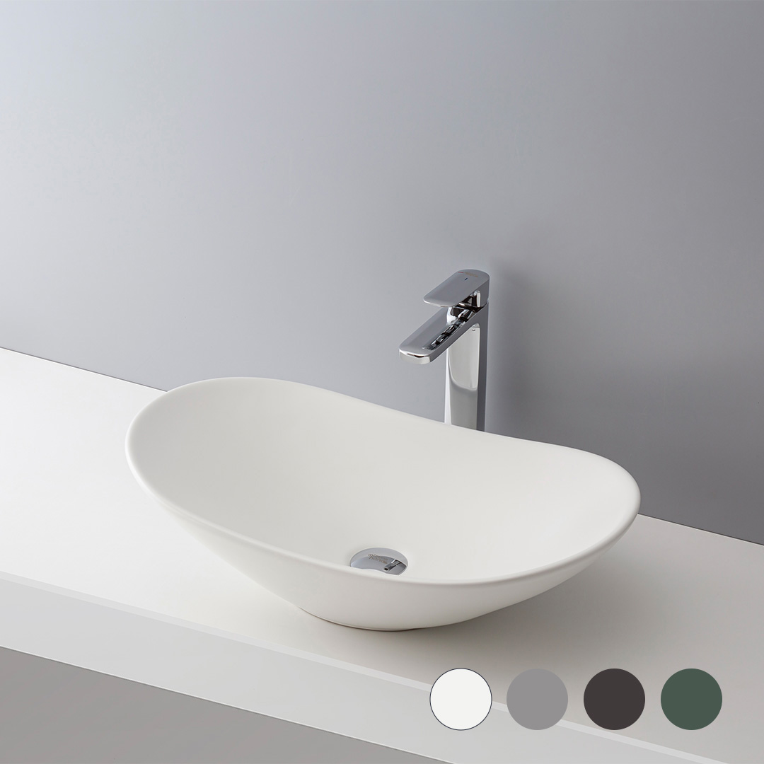 マット楕円型洗面ボウル／全4色 ekrea Parts（エクレアパーツ