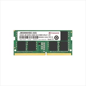 ノートパソコン用メモリ Transcend 16GB DDR4-2666 PC4-21300 SO-DIMM