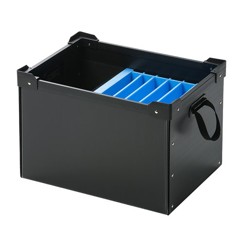 プラダン収納ケース(タブレット・ノートPC・10台収納・スリット入り