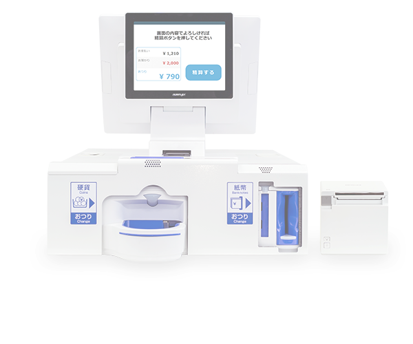 自動釣銭機・セミセルフPOS 導入パッケージ｜低価格なセミ
