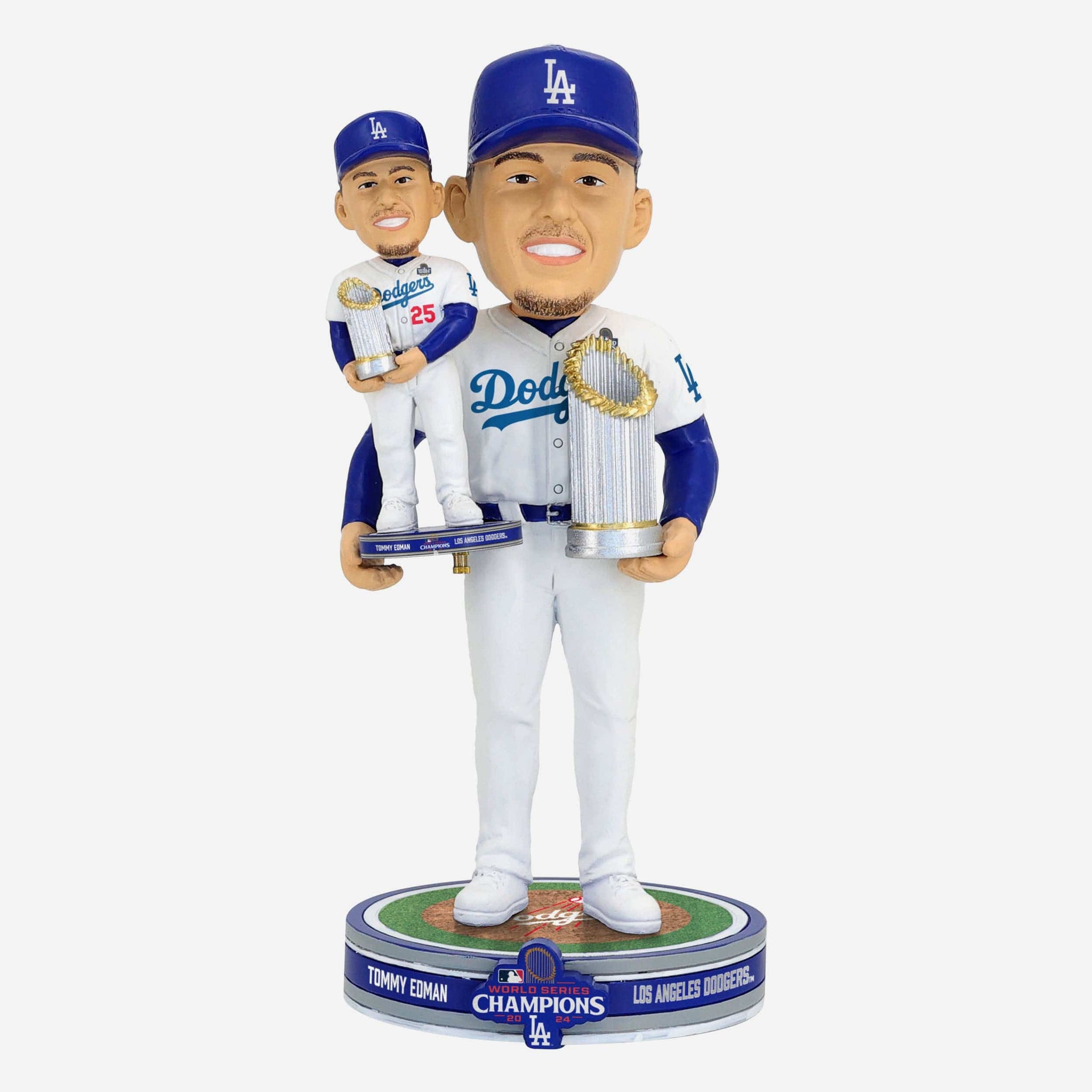 Tommy Edman Los Angeles Dodgers 2024 World Series Champions Bobble