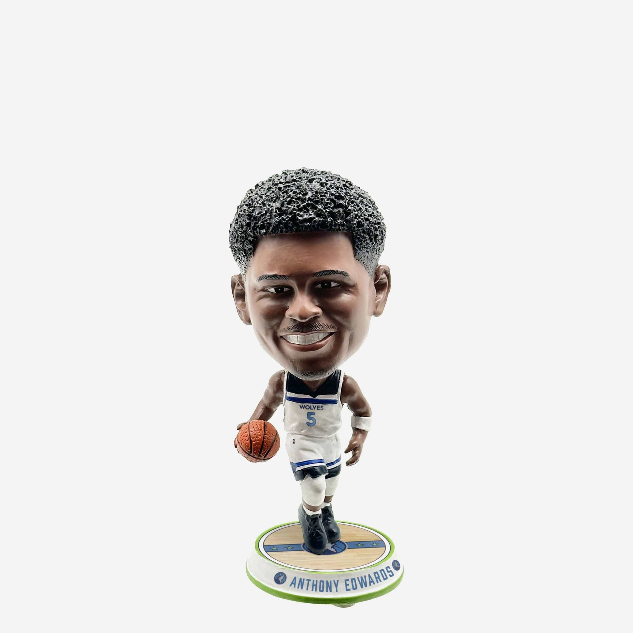 Anthony Edwards Minnesota Timberwolves Court Stripe Mini Bighead