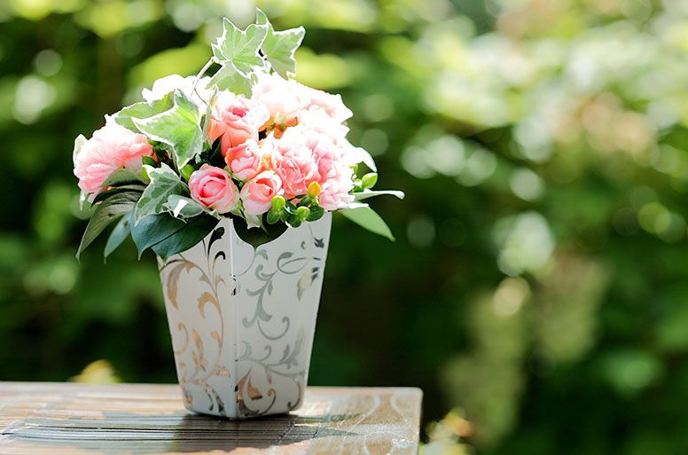 エレガントピンク メッセージ｜感謝と幸福を伝える祝電【For-Denpo】