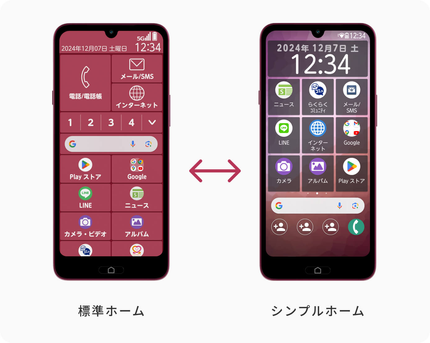 らくらくスマートフォン Lite MR01：製品紹介 | FCNT合同会社