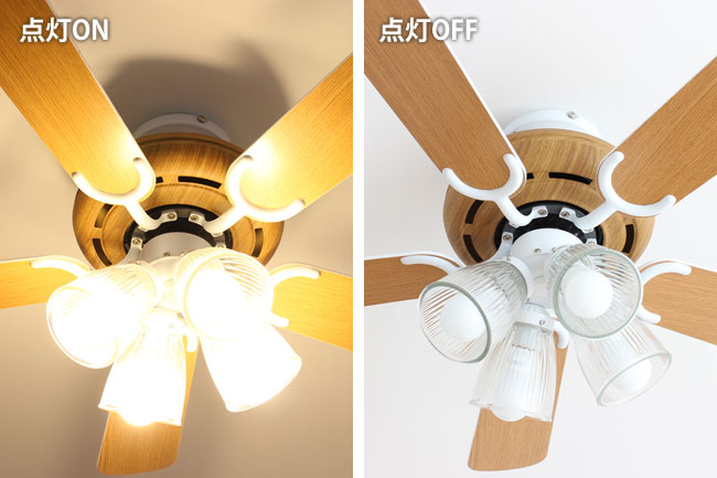 5 Blade ceiling fan 4 Light NT(002400)電球なし BRID[メルクロス]製