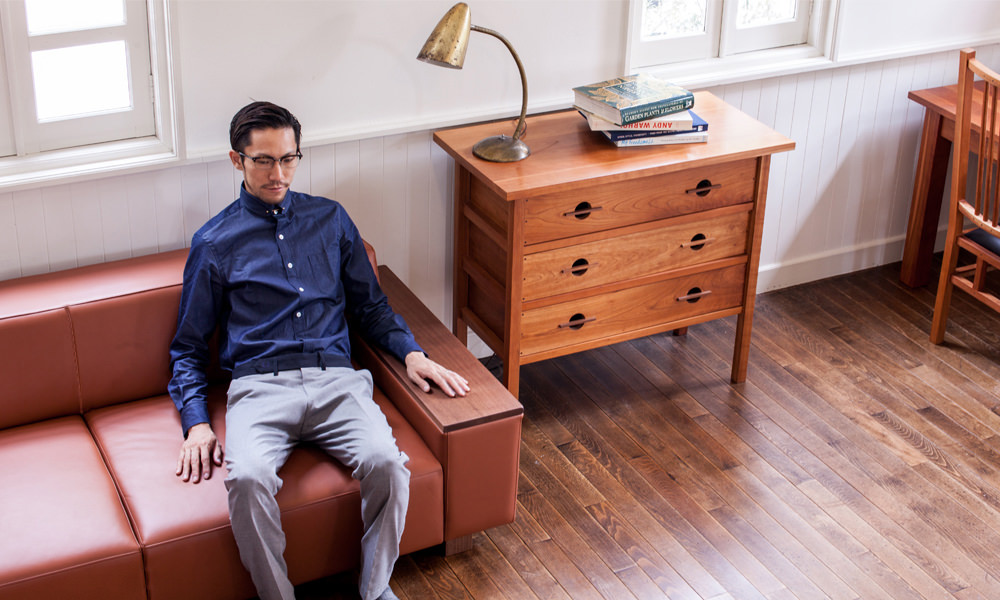 本革ロータイプソファ - BRICK ブリック | ソファ専門店FLANNEL SOFA