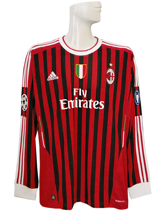 アディダス) adidas/11/12ACミラン/CL/ホーム/長袖/インザーギ