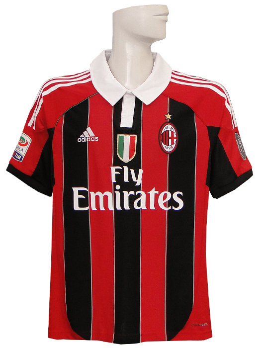 アディダス) adidas/12/13ACミラン/ホーム/半袖/ボアテング/セリエA+