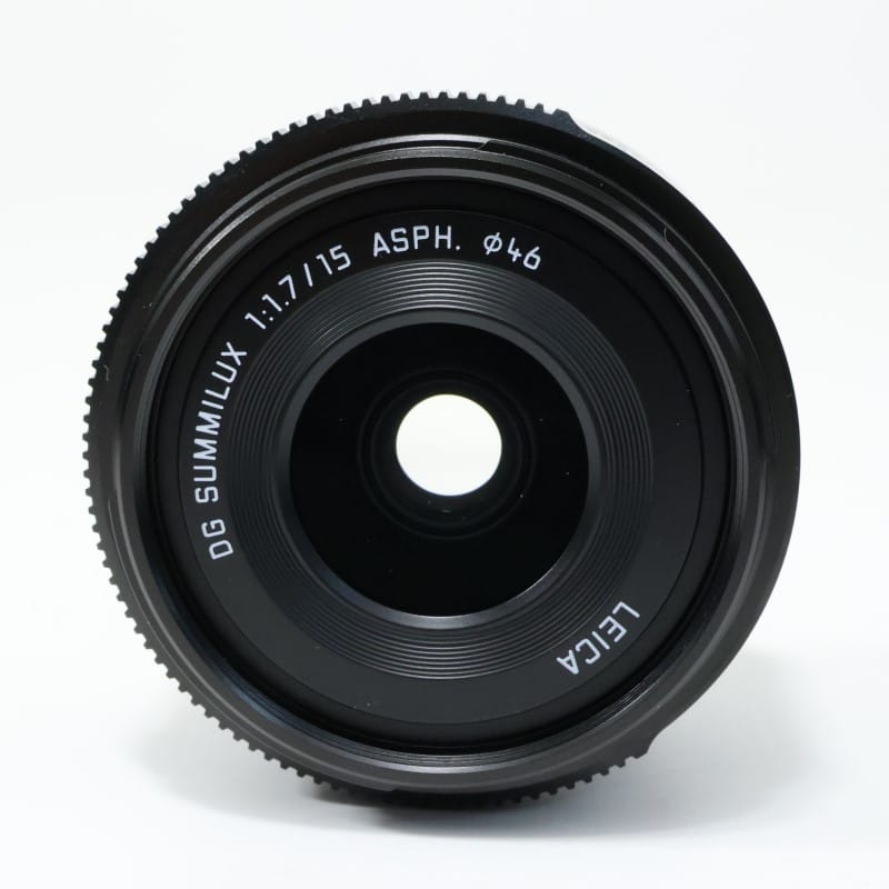 Panasonic LEICA DG SUMMILUX 15mm/F1.7 ASPH. ブラック H-X015-K 中古