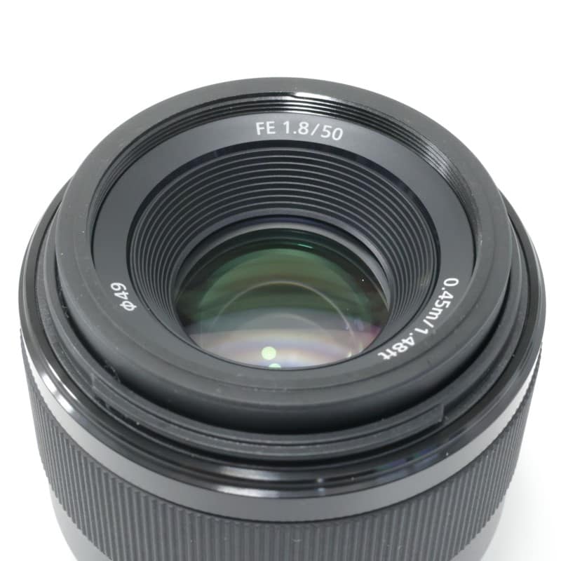 中古】SONY FE 50mm f1.8 フィルター付 【SEL50F18F】 FE 50mm F1.8