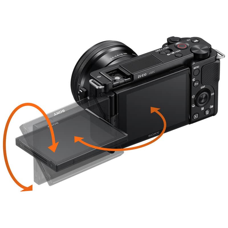 SONY VLOGCAM ZV-E10 パワーズームレンズキット ブラック ZV-E10K B