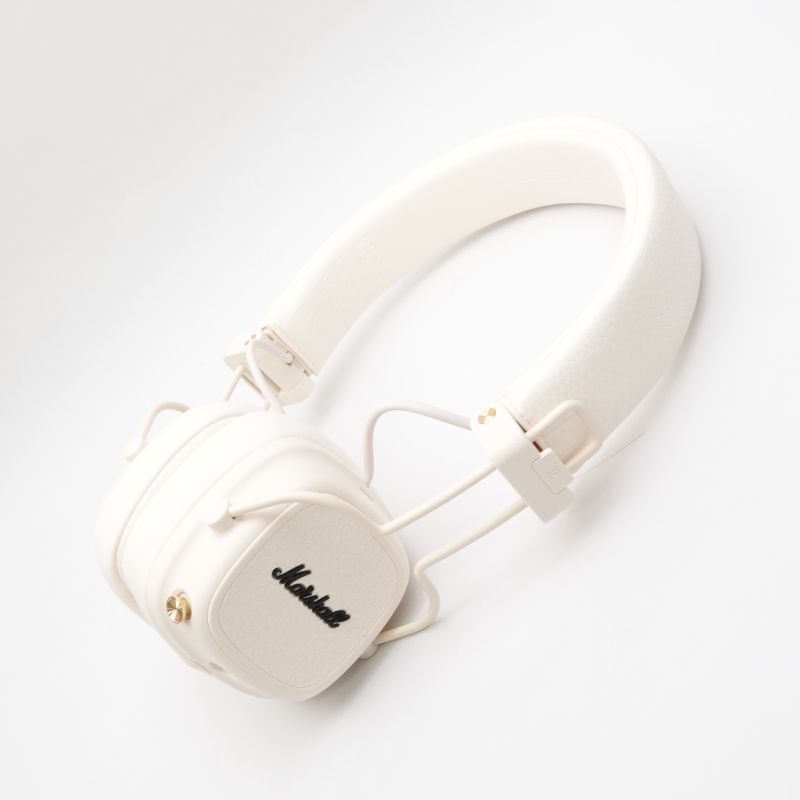 Marshall Major V ワイヤレスヘッドホン／クリーム [Major V Cream