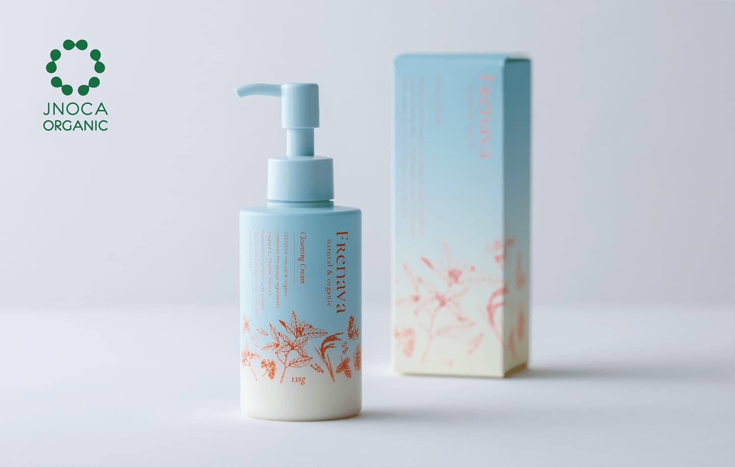 FRENAVA natural & organic」の「クレンジングクリーム」がポンプ