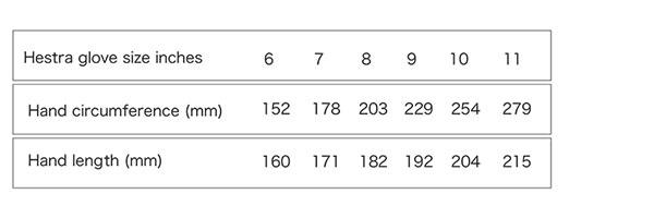 HESTRA 3Finger Fullleather - サッポロスキッド