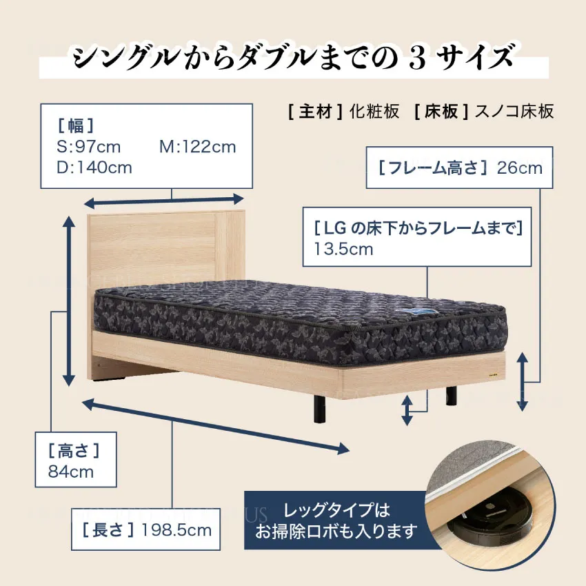 フランスベッド ツインベッドセット EY-01F レッグ TW-010α(シングル2