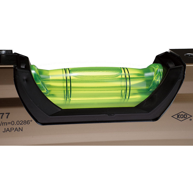 L-777 – メガバブルアルミレベルV溝付 | 水平器の専門トップメーカー