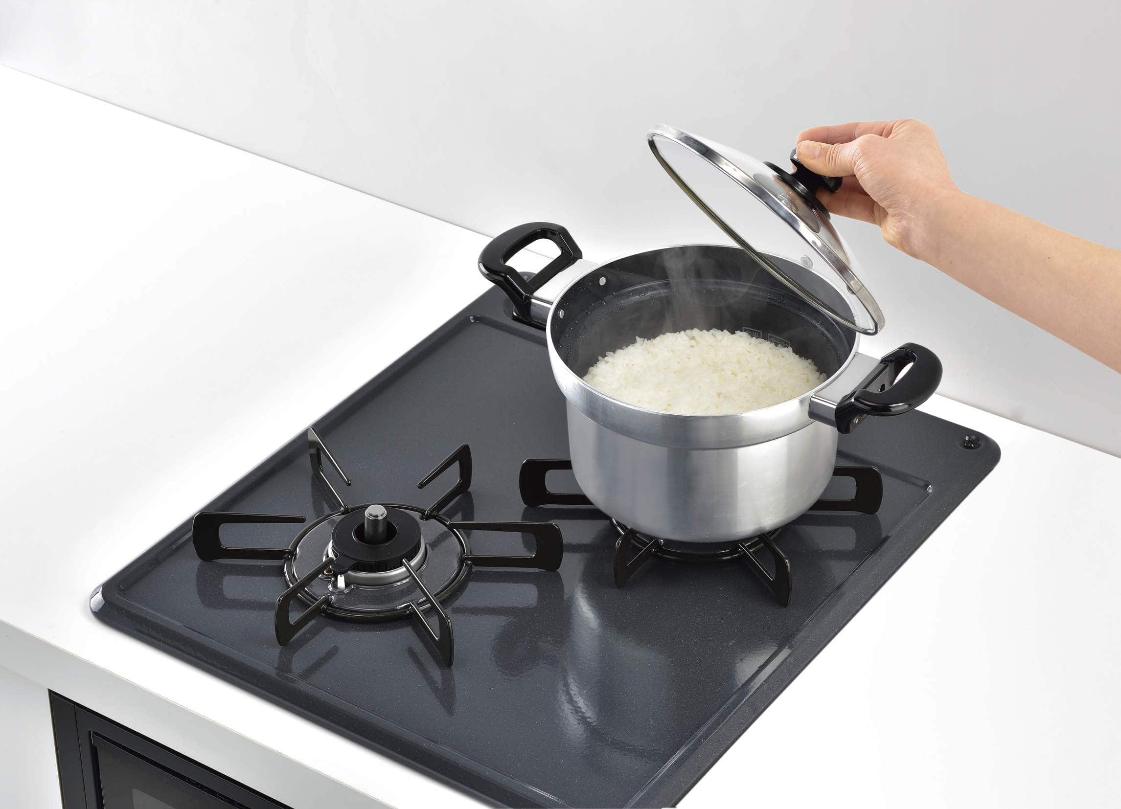 Rinnai ビルトインコンロ Metal 幅60cm 都市ガス(60cm都市ガス