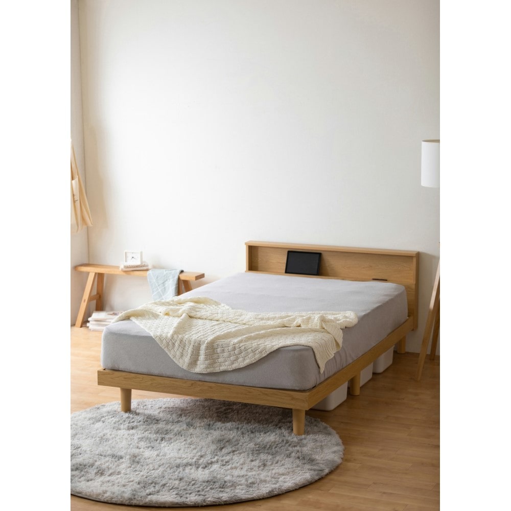 アイリスオーヤマ すのこベッドS SNB－S ナチュラル: 家具