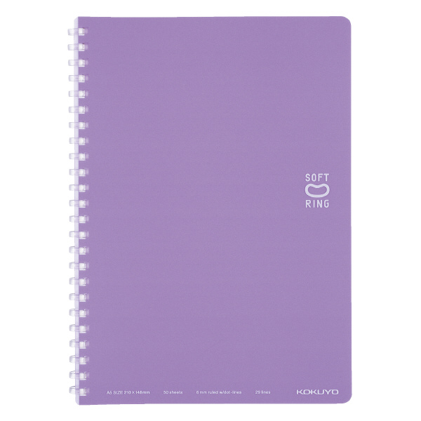 ソフトリングノート（カラフル）ドット入り罫線A5 V | コクヨ公式