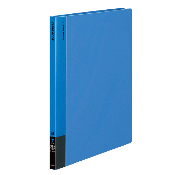 クリヤーブック固定式A4縦 20枚ポケット 青 | コクヨ公式