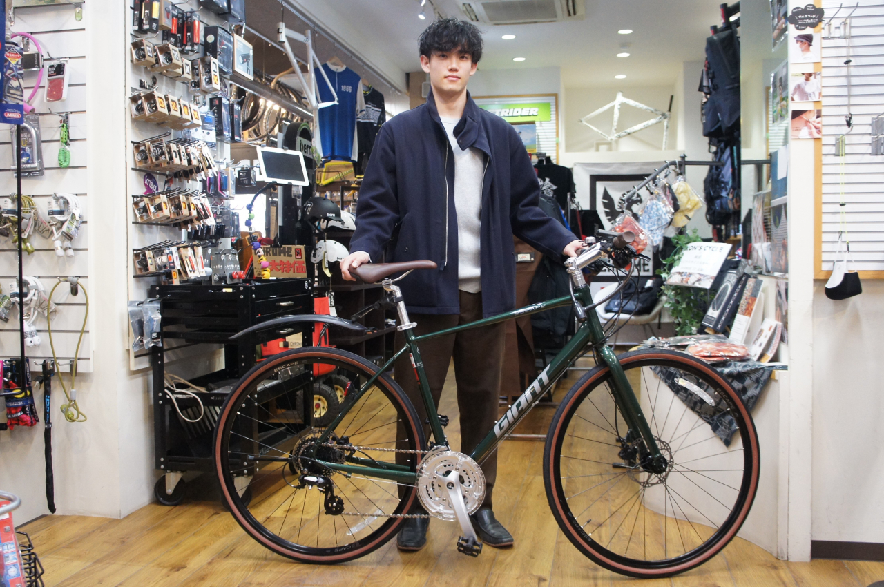 GIANT 【ESCAPE R DISC】自転車とお客様のご紹介☆ | コンズサイクルの