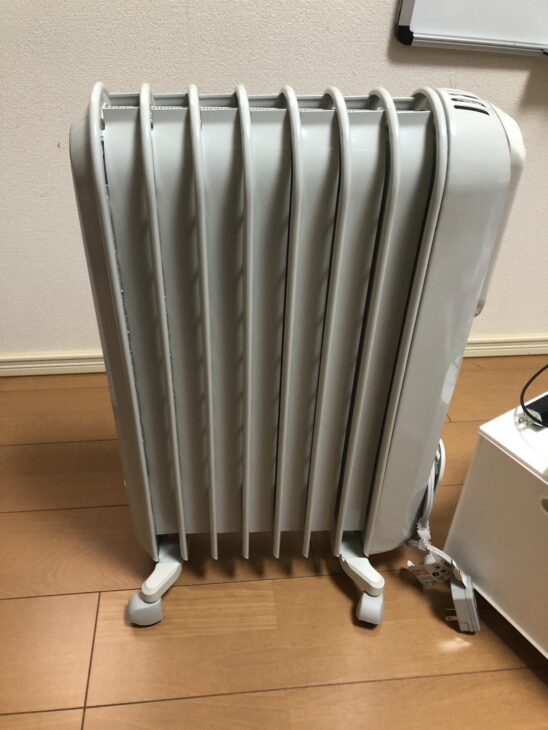 2009年製のデロンギ オイルヒーター V550807EFSがなんと【買取対象品