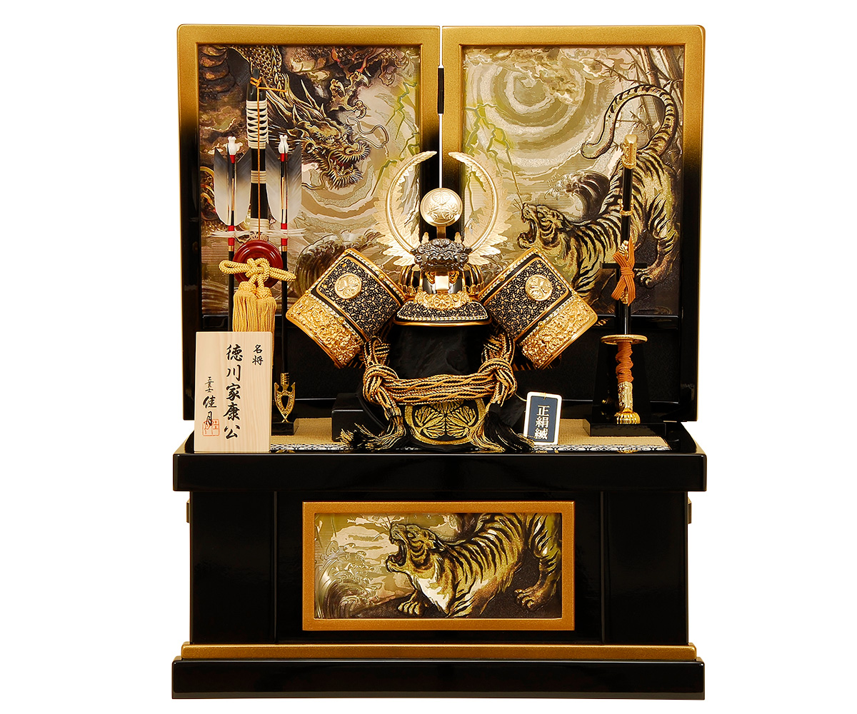 五月人形 K-43 徳川家康 兜収納飾り｜雛人形、五月人形、羽子板