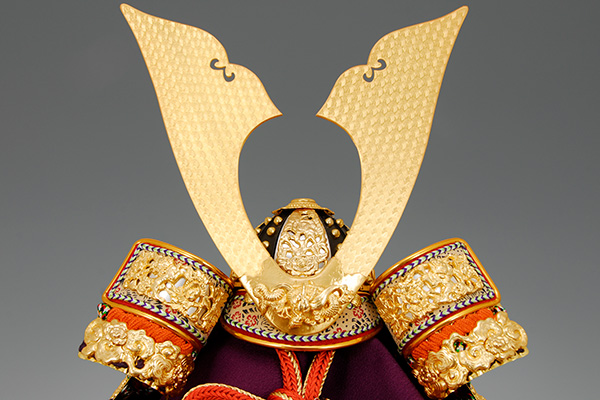 五月人形 K-403 京兜平飾り 12号 裾裏金具之兜【京甲冑】｜雛人形、五