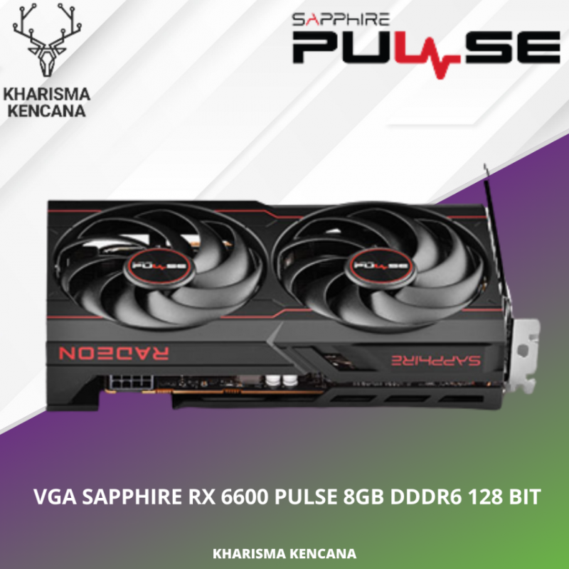 Vga Card » SAPPHIRE PULSE AMD Radeon™ RX 6600 8GB GDDR6 / RX6600