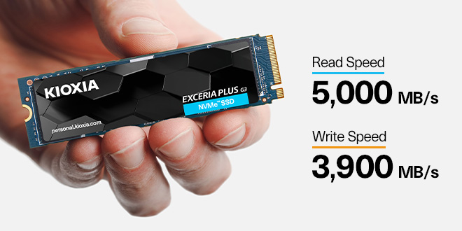 EXCERIA PLUS G3 - NVMe™対応 SSD | KIOXIA - Japan (日本語)