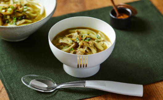 電気の力で減塩食の塩味を約1.5倍に増強する技術およびその技術を使っ