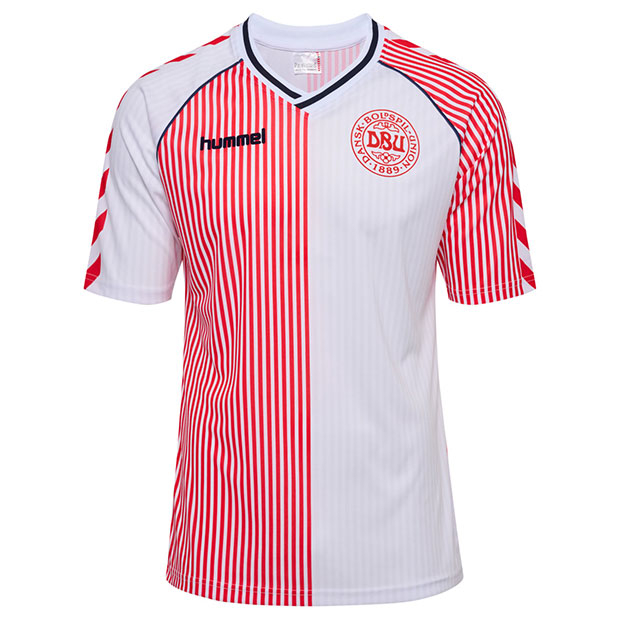 Kemari87 KISHISPO / デンマーク代表 1986 アウェイ 半袖レプリカ