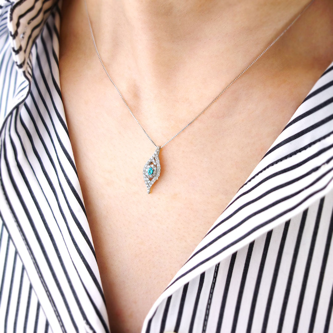 パライバトルマリン ネックレス ｜ PX05406 – 大阪心斎橋 宝寿堂