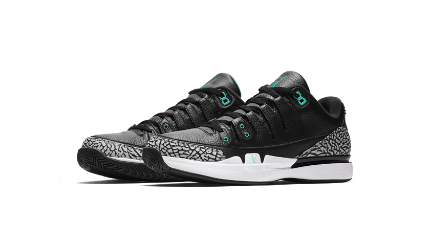 芝の王者ロジャー・フェデラーと、ナイキのコラボレーションスニーカー